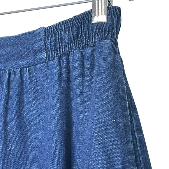 Vtg. Mr. Stan Denim Blue Jean FULL SKIRT, 1970's, Ruffle Flounce Western Size 8 - Picture 5 of 10